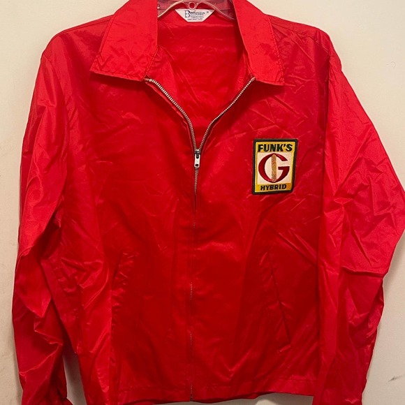 Vintage Bonner Funks G Hybrid Red‎ Windbreaker Jacket  USA Mens Size M Medium - Picture 1 of 10